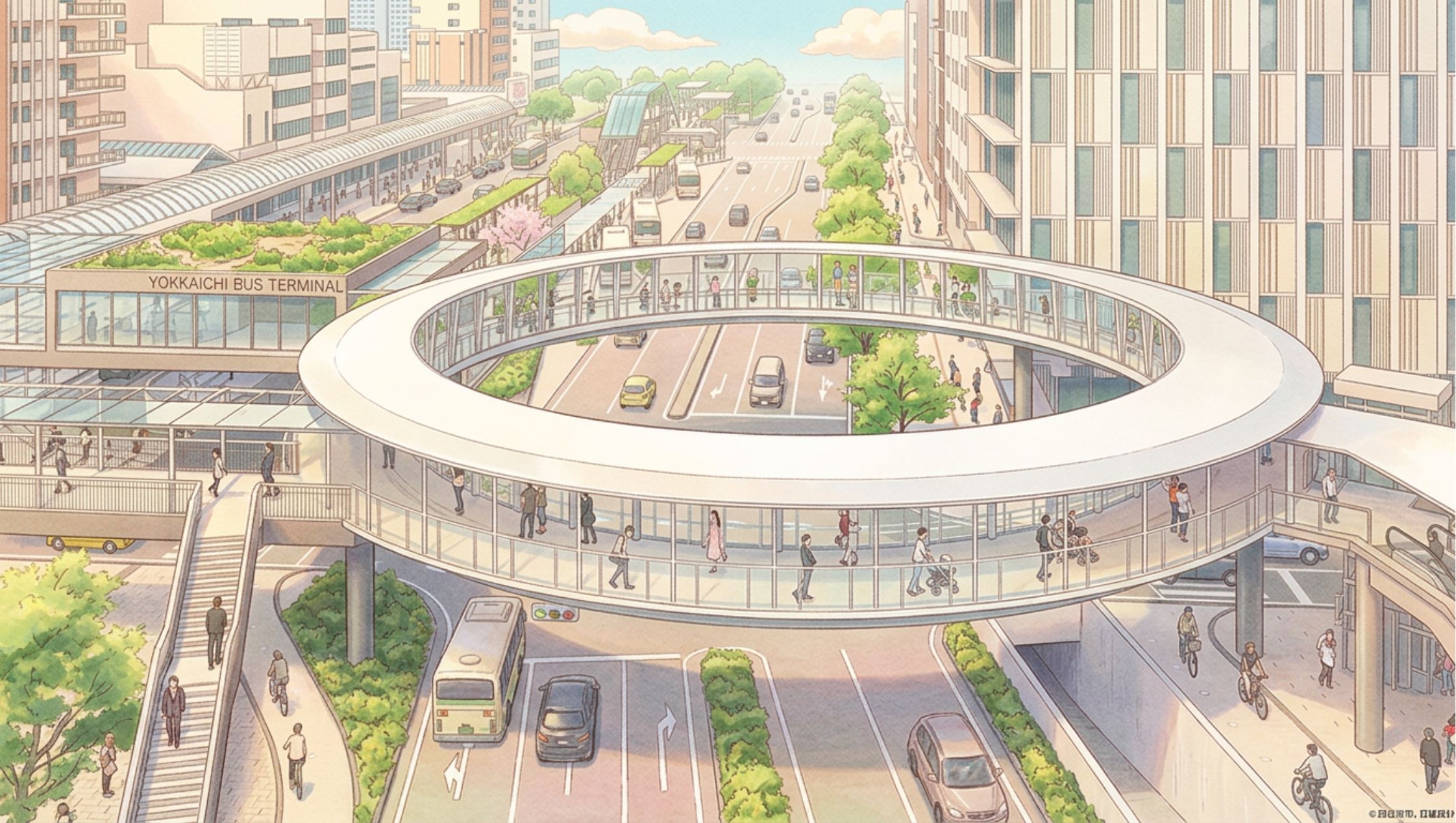 四日市駅前のイメージ写真